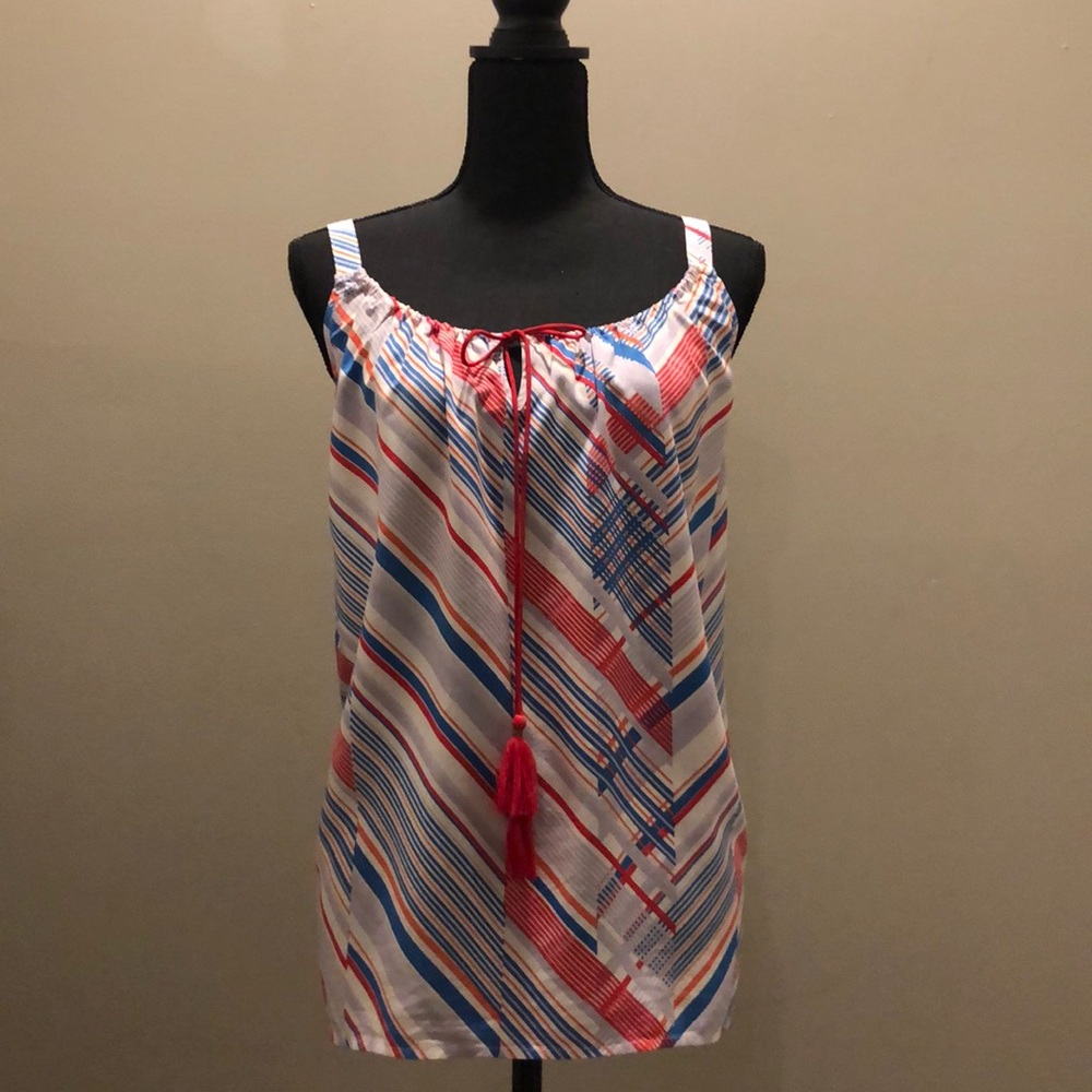 CAbi All Aboard Tassel Tank Style #5230 Size S